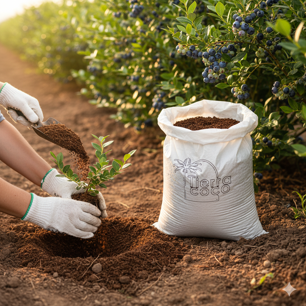Herramientas y sustrato de Tierra Coco